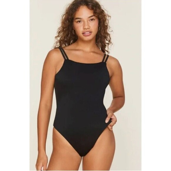 Andie Swim Size Medium Black The Rockaway One Piece Swimsuit NWT - Picture 1 of 6